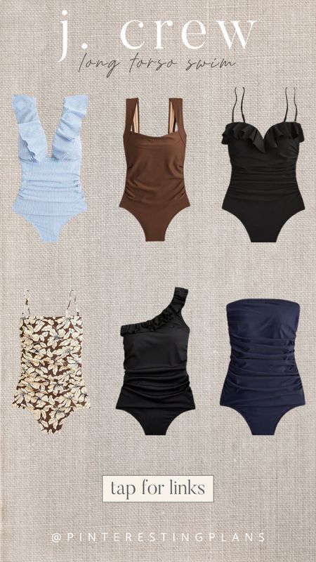 Long torso swimsuits from j crew for tall girls!