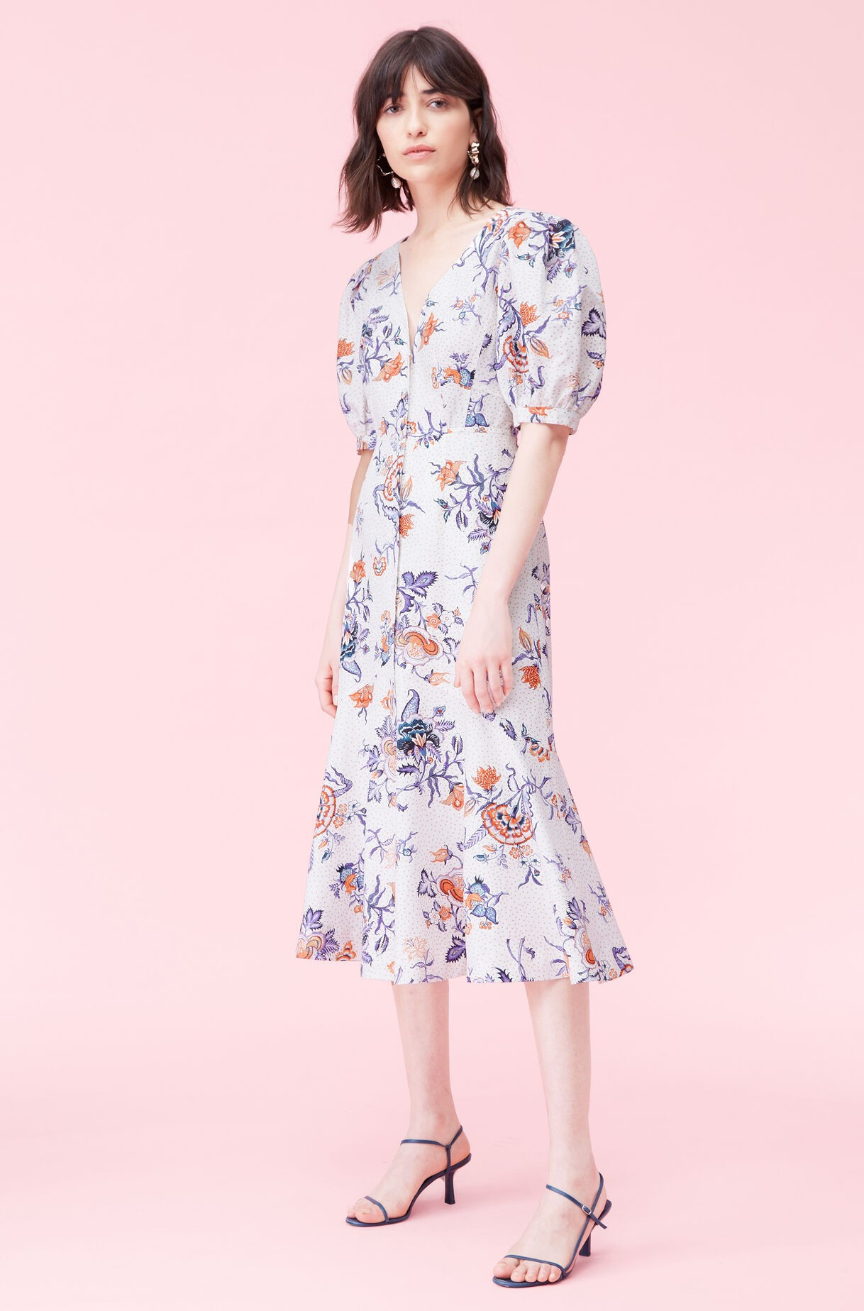 Toile Linen Dress | Rebecca Taylor | Rebecca Taylor