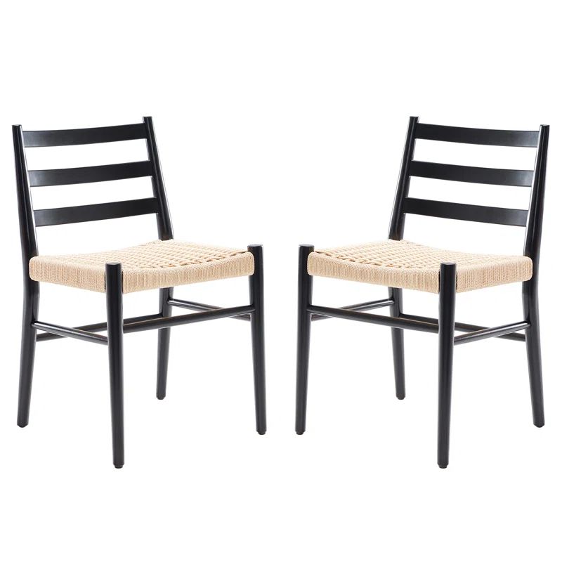 Atyanna Paper Ladder Back Side Chair (Set of 2) | Wayfair North America