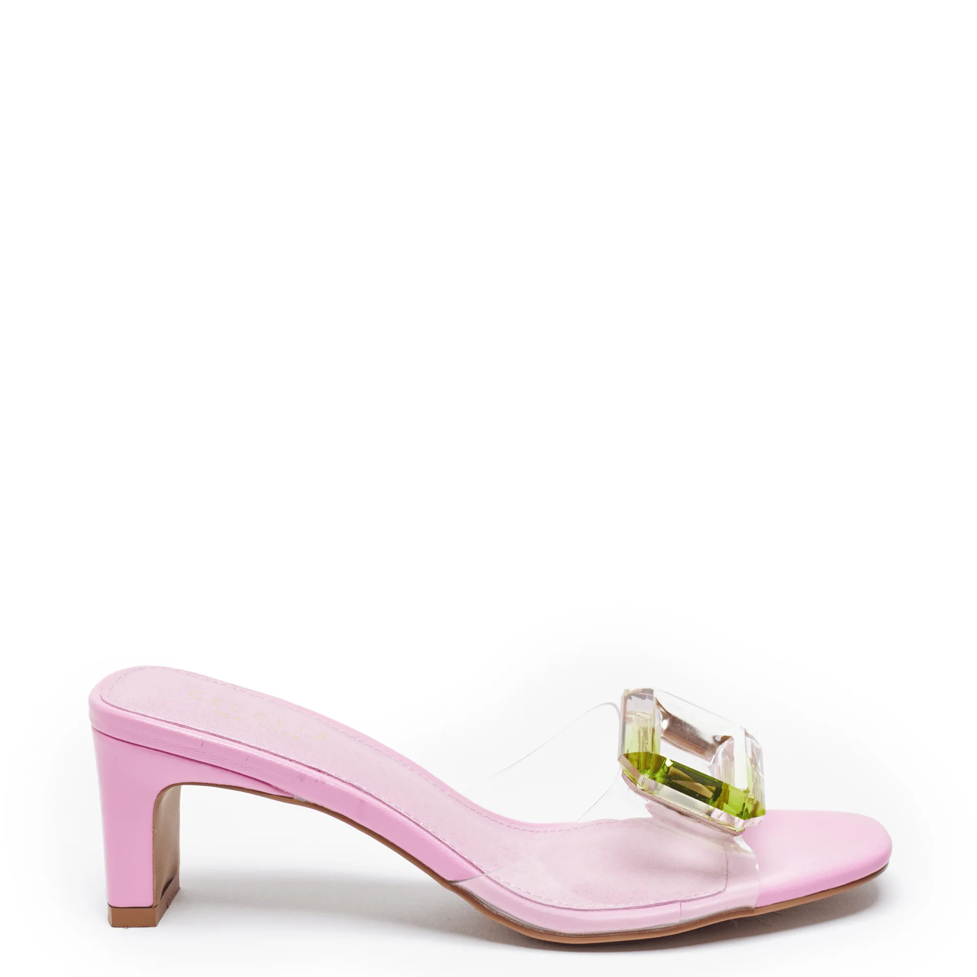 CECELIA NEW YORK - PARK AVE JEWEL - SLIDE - PINK FONDANT | Cecelia New York