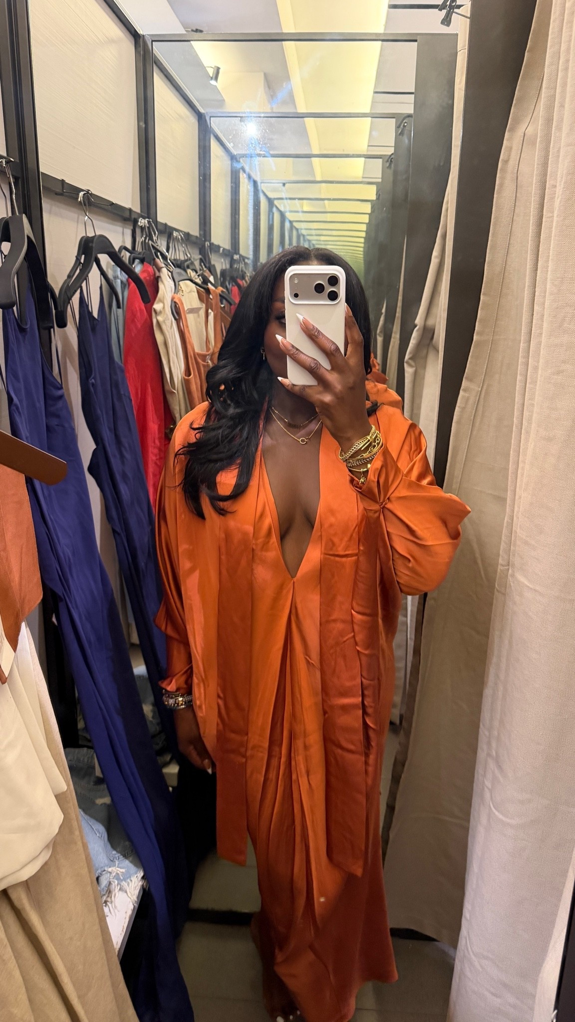 Wearing a medium in this ZARA dress.