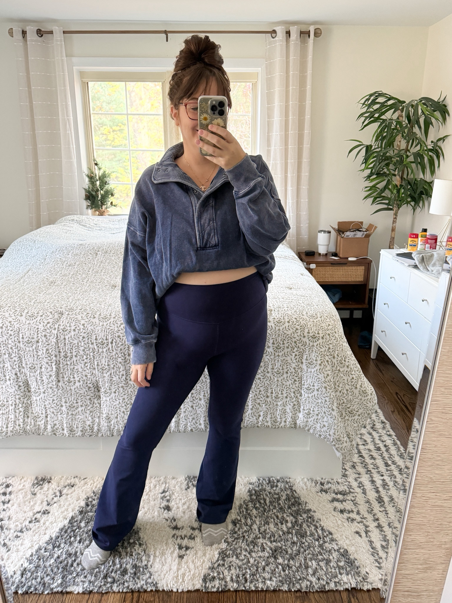 Can we just talk about how this is the cutest aerie set I’ve ever seen?! Especially now that I pretty much only live in loungewear it’s essential for me to also feel cute in the mom outfits I wear

Hip hugger yoga pants paired with this oversized 3/4 zip sweatshirt is the perfect combo! It comes in so many colors.

I’m wearing a medium in the sweatshirt, and a large in the thick yoga pants

Aerie, matching set, loungewear, pullover sweatshirt, yoga pants, mom outfit

#LTKMidsize #LTKSeasonal #LTKHoliday