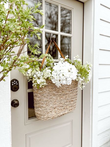 Time to switch to a spring wreath! Or basket! How cute!!!!

#LTKhome #LTKSpringSale #LTKU