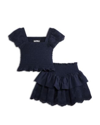 KatieJnyc Girls' Faye Smocked Eyelet Top & Skirt - Big Kid	  | Bloomingdale's Kids | Bloomingdale's (US)