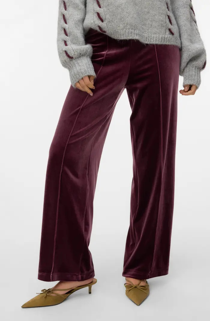 Shanna Pintuck Velvet Pants | Nordstrom