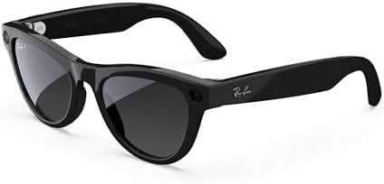 Ray-Ban Meta (Gen 2), Skyler, Shiny Black | Smart AI Glasses for Men, Women — 2x Battery Life ... | Amazon (US)