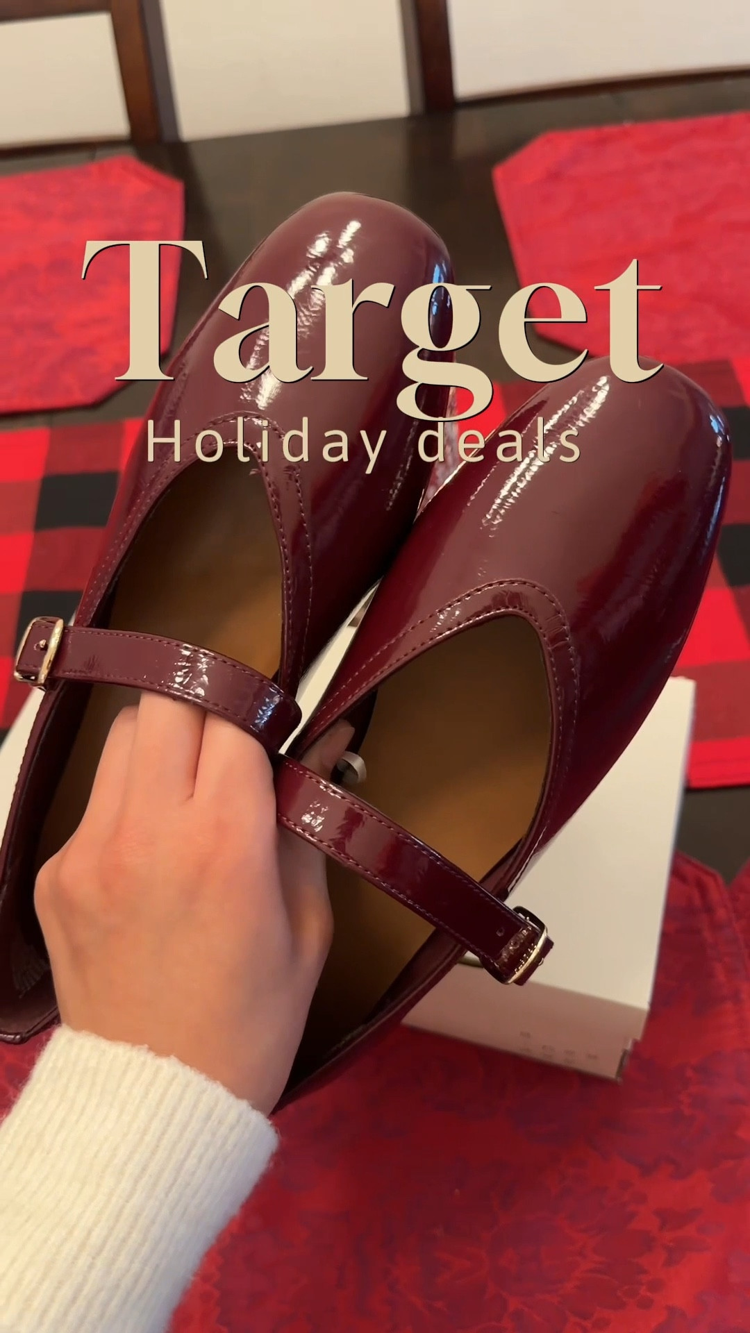 ✨ Holiday Shoppies Alert! ✨ Spent the weekend getting prepped for all the holiday festivities (and Black Friday deals!) at Target 🎄🛍️. Snagged some amazing steals, including these adorable burgundy Mary Jane flats (Target a new day brand!), Olive & June’s gorgeous seasonal chrome press-on nails, plus lash clusters and strips to glam up my look. ✨💅
Also picked up a 1$!! NYX lip gloss that’s giving me all the festive mocha vibes! Also, a few cute tube tops to keep my beauty content on point all season long! 🎥💋 Best part? Most of it was on clearance! So ready to get my glam on without breaking the bank. Anyone else stocking up for the best shopping weekend of the year? 😍 #TargetRun #HolidayShopping #BlackFridayReady #BeautyOnABudget #TargetFinds #SeasonalGlam

#LTKCyberWeek #LTKHoliday #LTKSeasonal