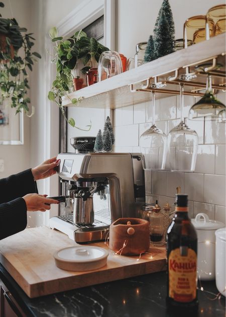 Our home beverage station serves us from morning tonight, offering together time, just for us.

#LTKhome #LTKHoliday