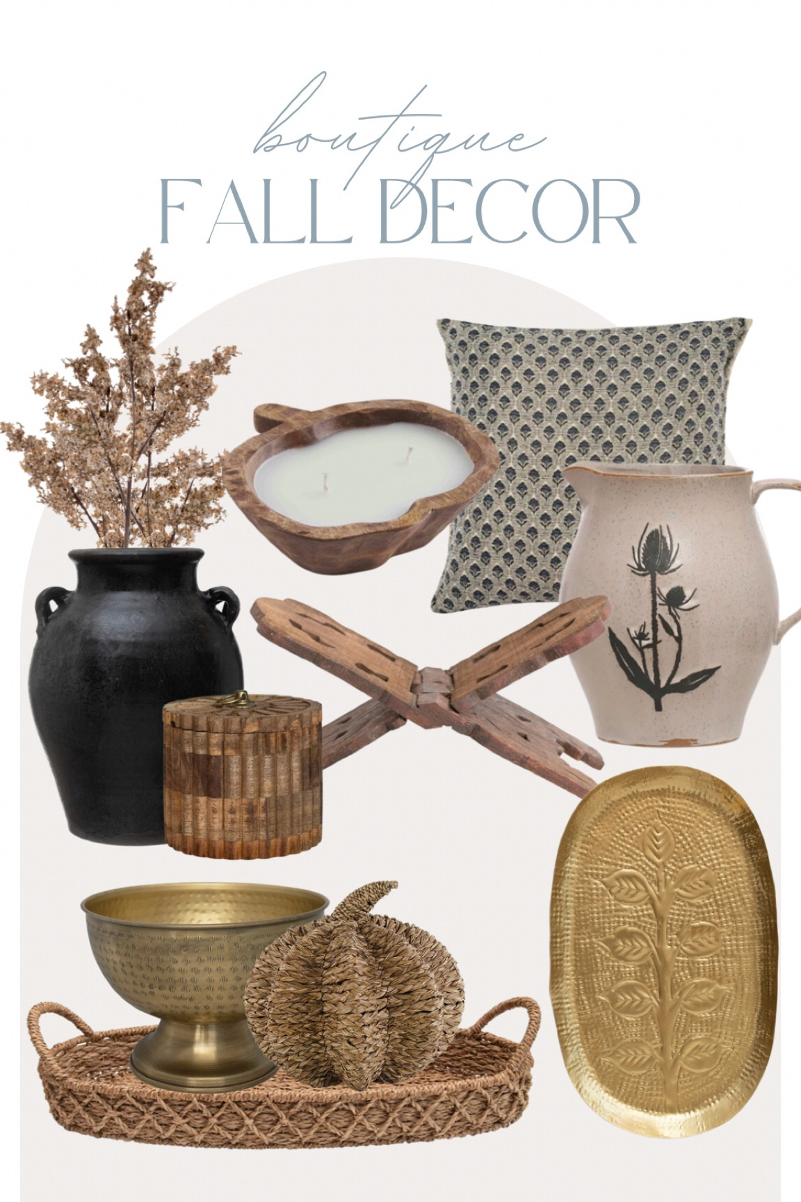 Boutique fall decor, fall home, fall decor, cozy home decor, woven tray, brass candlesticks, fall wreath, fall stems, fall florals, throw blanket, pumpkin candle, fall pillows 

#LTKhome #LTKSeasonal