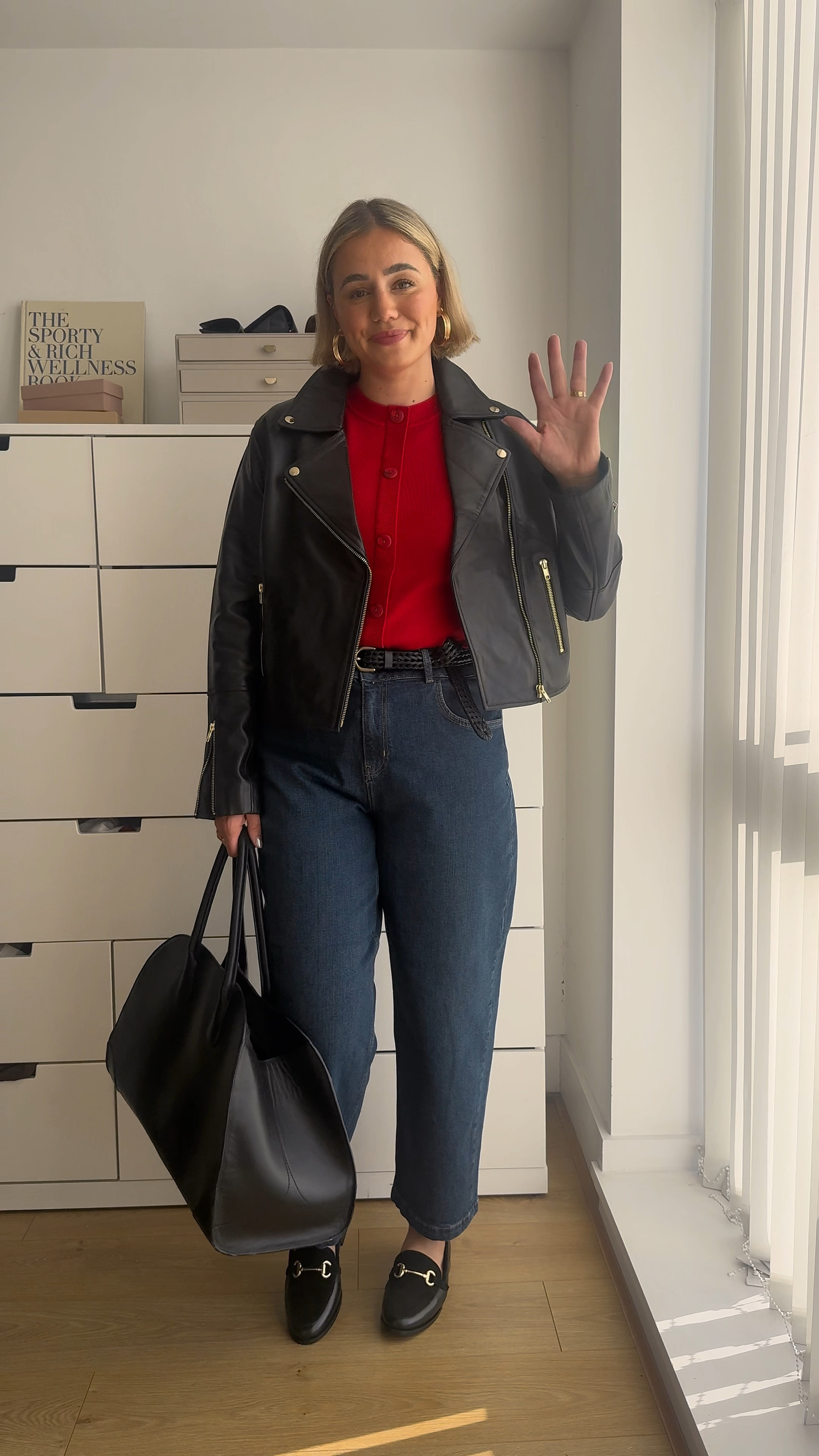 I’m wearing a 14 in the jacket and the jeans and a small in the top

#LTKuk #LTKmidsize #LTKFashionMonth