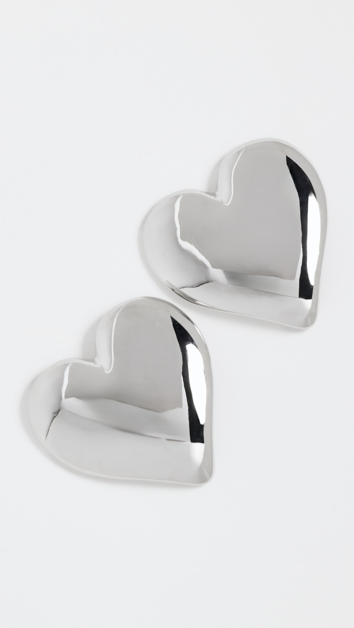 Puffy Chunky Heart Stud Earrings | Shopbop