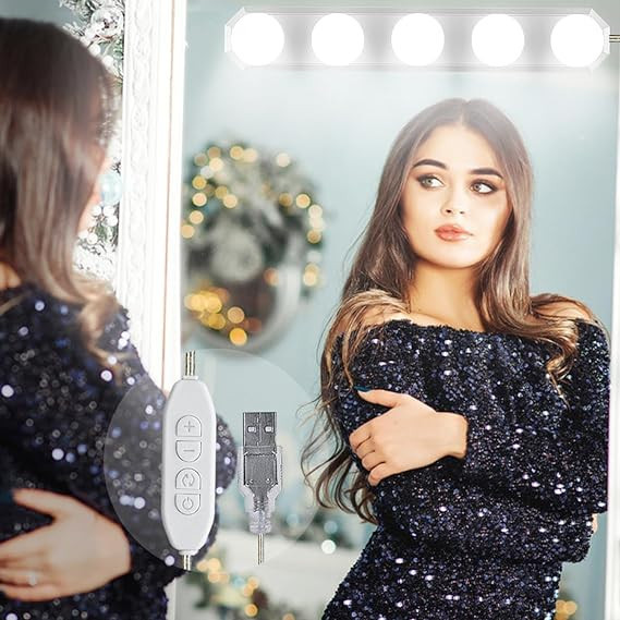 HELOIE Makeup Light,Portable Led Vanity Lights with 3 Colors Lighting Mode Adjustable & Dimmable ... | Amazon (US)