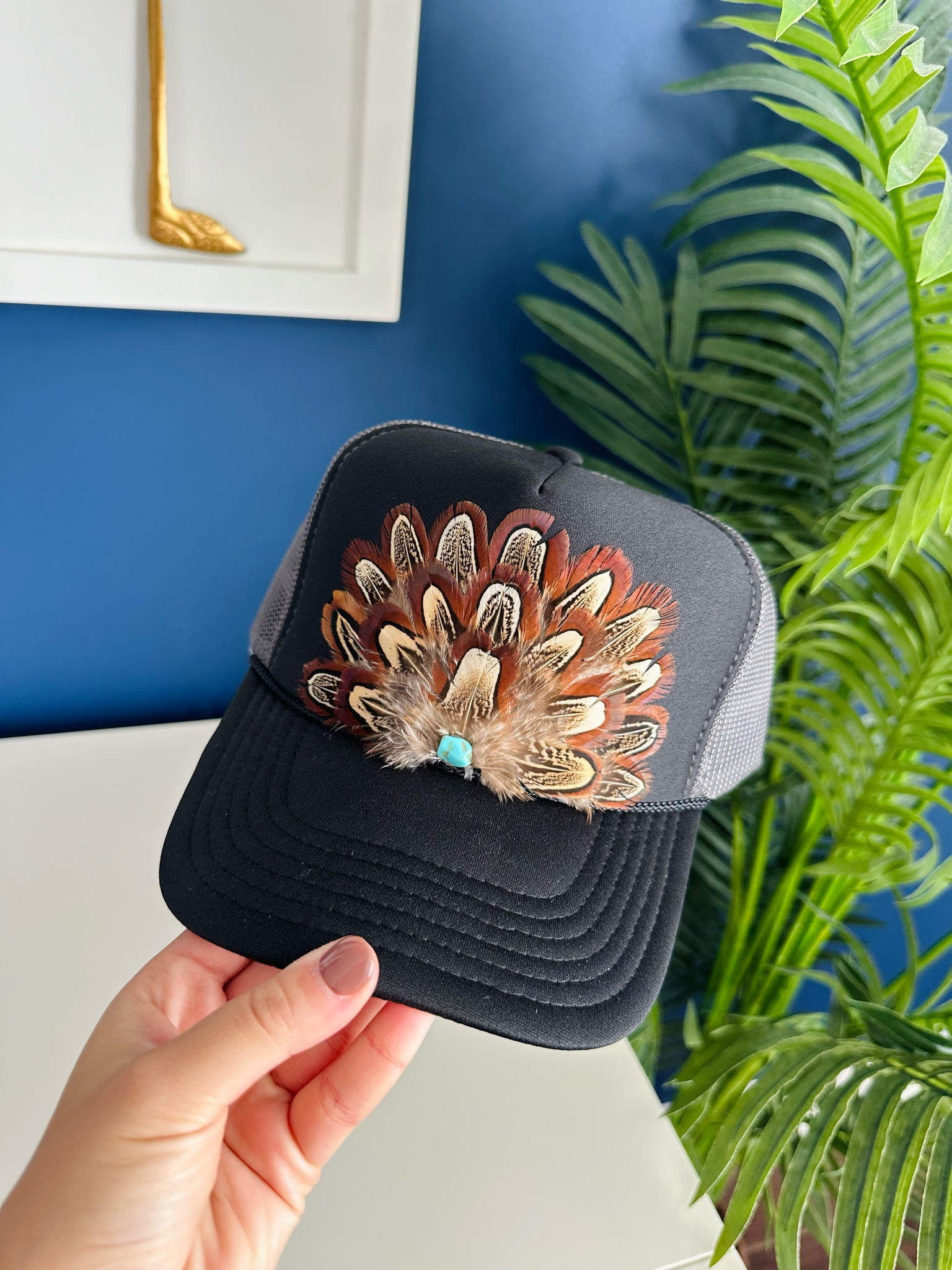 My favorite trucker hats 🪶 They’re perfect for any outfit! 

Trucker hats. Feather hats. Hats. 

#LTKStyleTip #LTKFindsUnder100