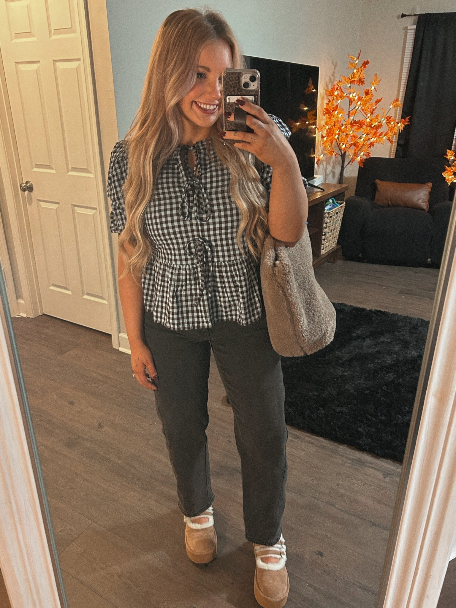 Walmart head to toe! 😍 Wearing a size medium top and 10 jeans! 

#LTKStyleTip #LTKSeasonal #LTKMidsize