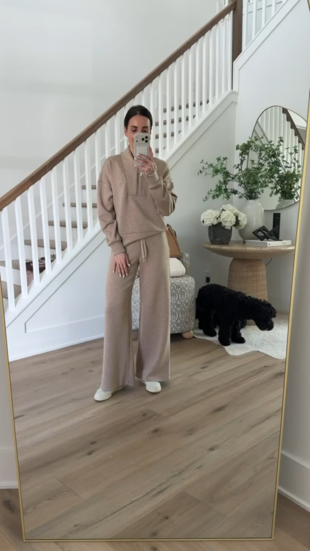 Spanx Airessentials set, S in both. elevated comfy outfit, loungewear set, at home, running errands, annabrstyle.
code ANNAMXSPANX

#LTKOver40 #LTKootd