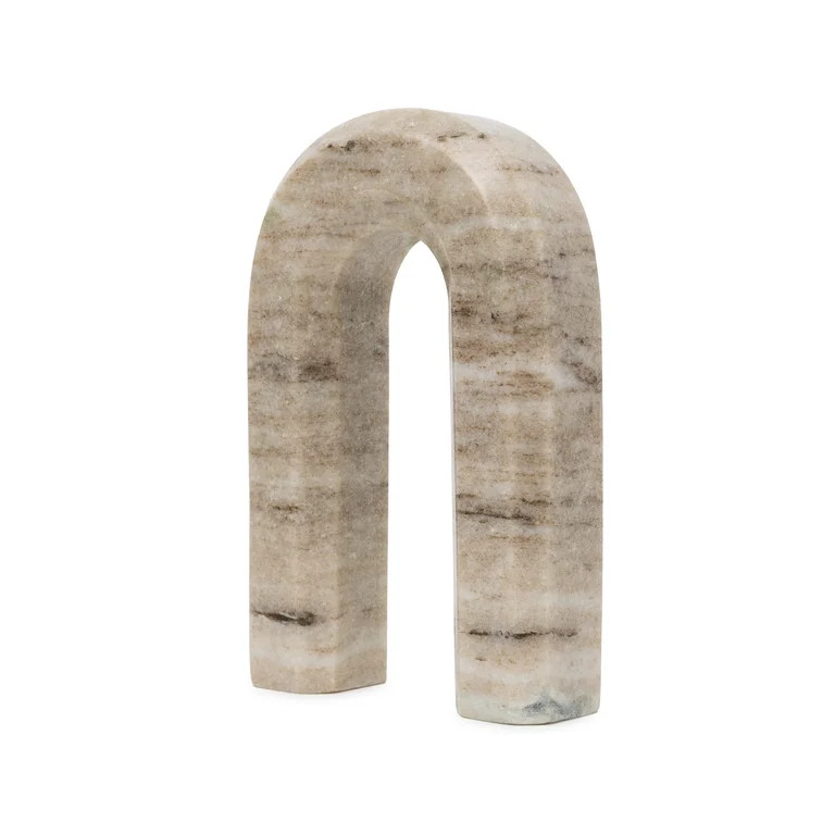 Better Homes & Gardens Tan Marble Decorative Arch, 6" | Walmart (US)