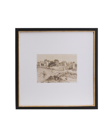 16x16 Tuscan Village Framed Wall Art | TJ Maxx