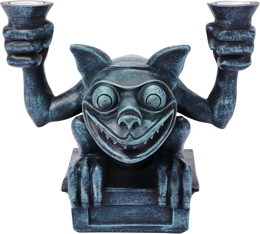 Spirit Halloween Disney The Haunted Mansion Gargoyle Candle Holder | Officially Licensed | Hallow... | Amazon (US)