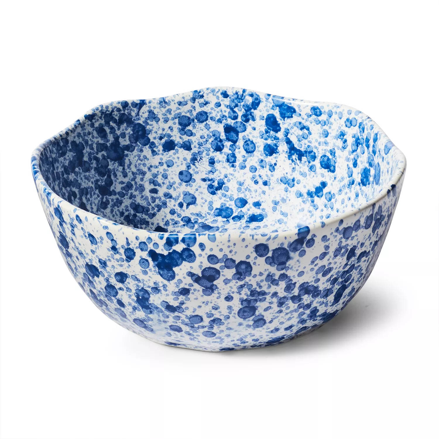 Sur La Table Blue Splatter Serving Bowl | Sur La Table
