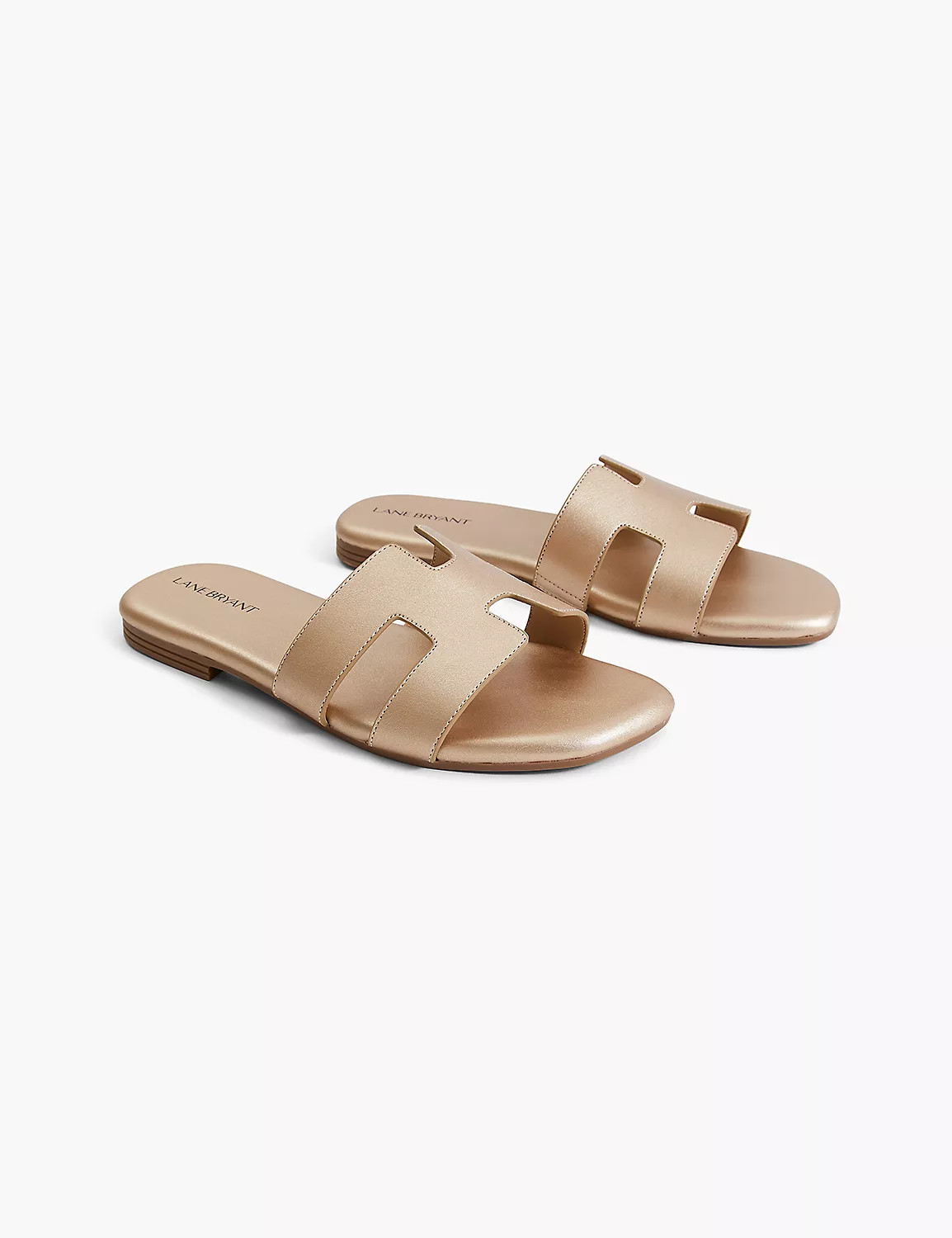 Dream Cloud Faux-Leather Slip-On Sandal | Lane Bryant (US)