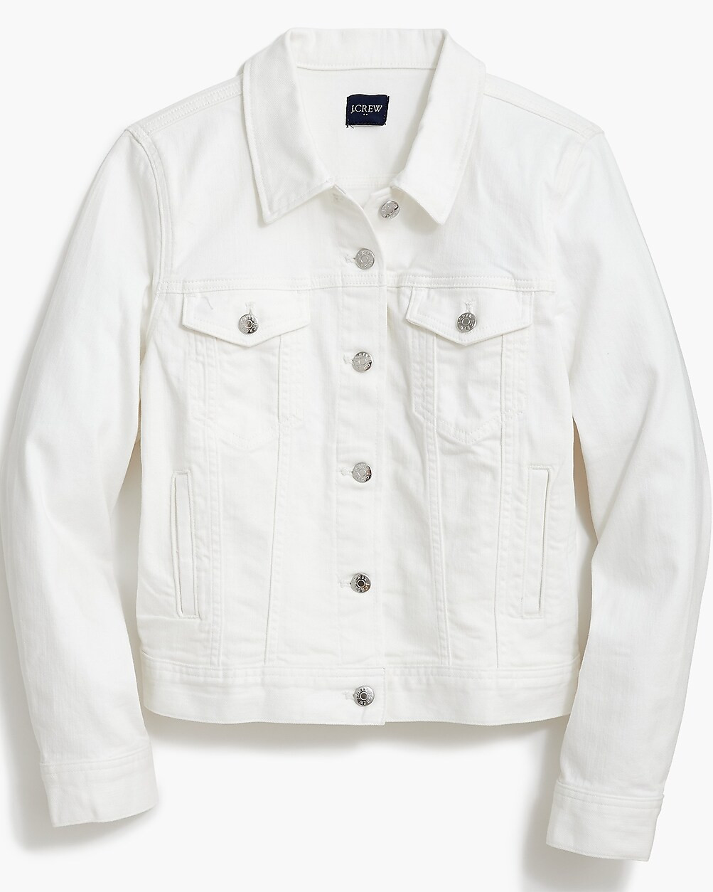 Classic jean jacket in white wash | J.Crew Factory