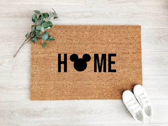 Disney Home Doormat  Disney Doormat  Walt Disney Mat  | Etsy | Etsy (US)