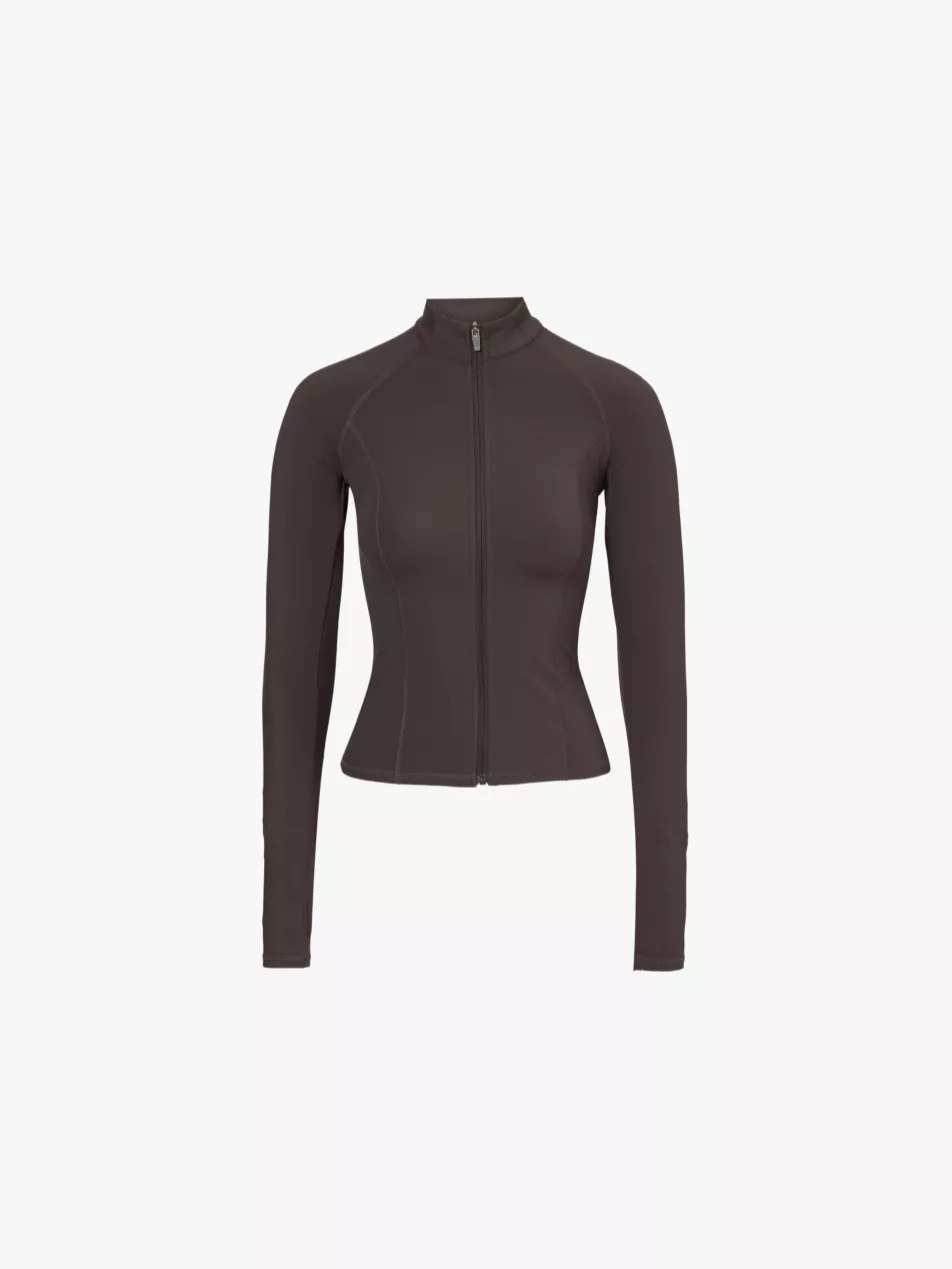 Ultimate zipped stretch-woven top | Selfridges