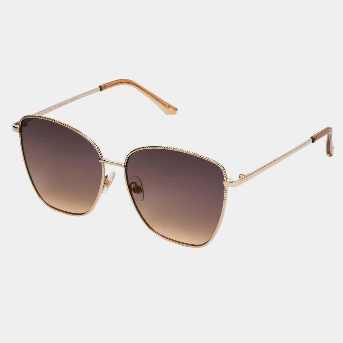 Women's Metal Cateye Sunglasses with Gradient Lenses - Universal Thread™ Gold | Target