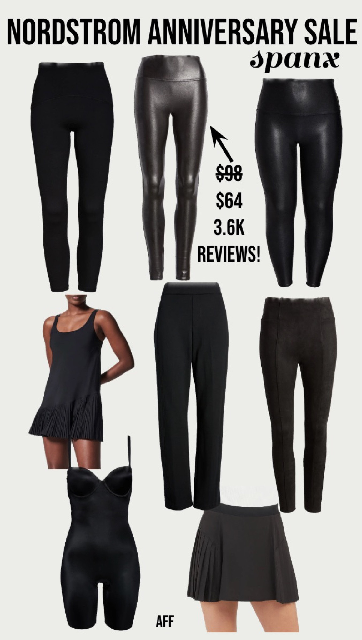 Nordstrom Anniversary Sale Spanx finds!
……………………………
spanx under $100, Spanx faux leather leggings, anniversary sale, Nordstrom anniversary sale, Nordstrom sale under $50, nordstrom sale under $100, Spanx shape wear, Spanx dress, Spanx skirt, workout dress, workout skirt, workout leggings, suede leggings, plus size faux leather leggings, nordstrom bestsellers, Spanx bestsellers, fall must haves, fall fashion, college essentials, black pants, work pants, pleated skort, pleated skirt, strapless Spanx, strapless shape wear, pleated dress, faux suede leggings

#LTKcurves #LTKworkwear #LTKxNSale