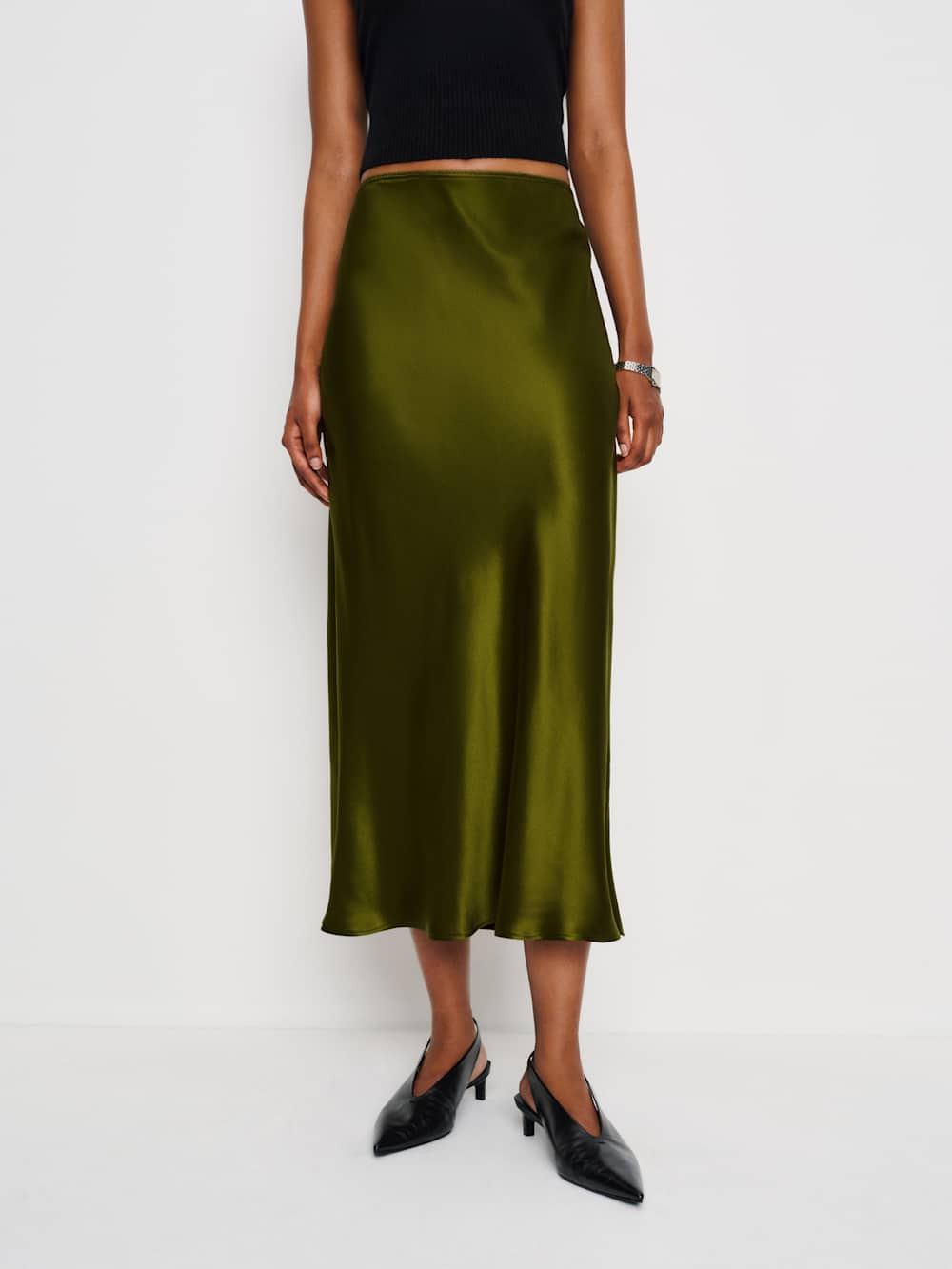 Layla Silk Skirt | Reformation (Global)