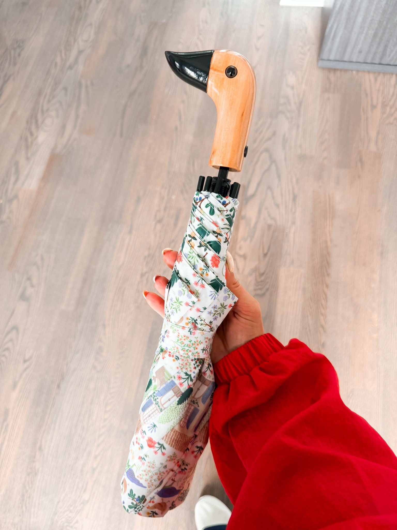 Make these rainy days just a little bit better 🌧️🌂.  

The Rifle Paper Co. Umbrella is 25% off today.  🌺🍃🌺🍃🌺🍃

With the duck head handle, it’s the little things in life.  

There are 10 different styles.  This is the camont style.

#LTKSeasonal #LTKWorkwear #LTKU