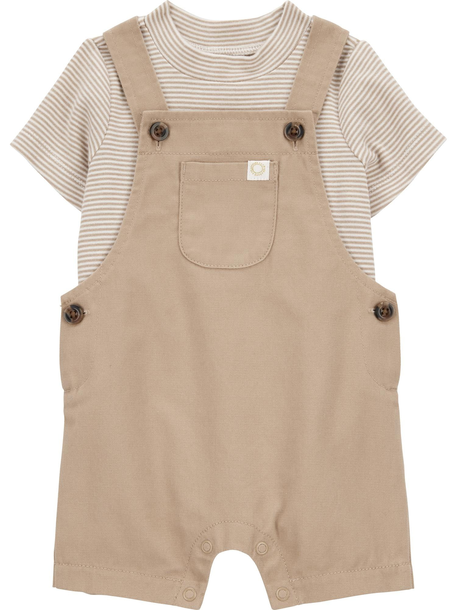 Carter's Child of Mine Baby Boy Overalls, 2-Piece, Sizes 0/3-24 Months - Walmart.com | Walmart (US)