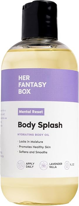 Her Fantasy Box | Body Splash Mental Reset Fragrance Oil – Lavender, Chamomile & Warm Vanilla S... | Amazon (US)