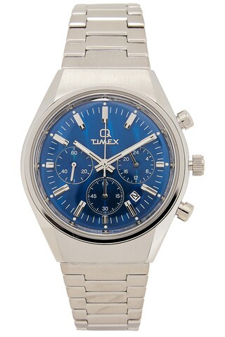 Timex Falcon Eye 40mm Watch in Silver from Revolve.com | Revolve Clothing (Global)