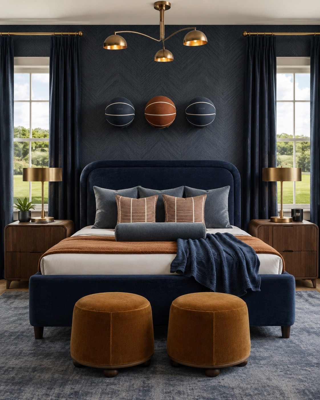 For the love of the game and an epic win for the Knicks 

Basketball inspired bedroom 

Wallpaper 
Moody 
Sports 
Bedroom 
Home decor

#LTKHome #LTKSaleAlert