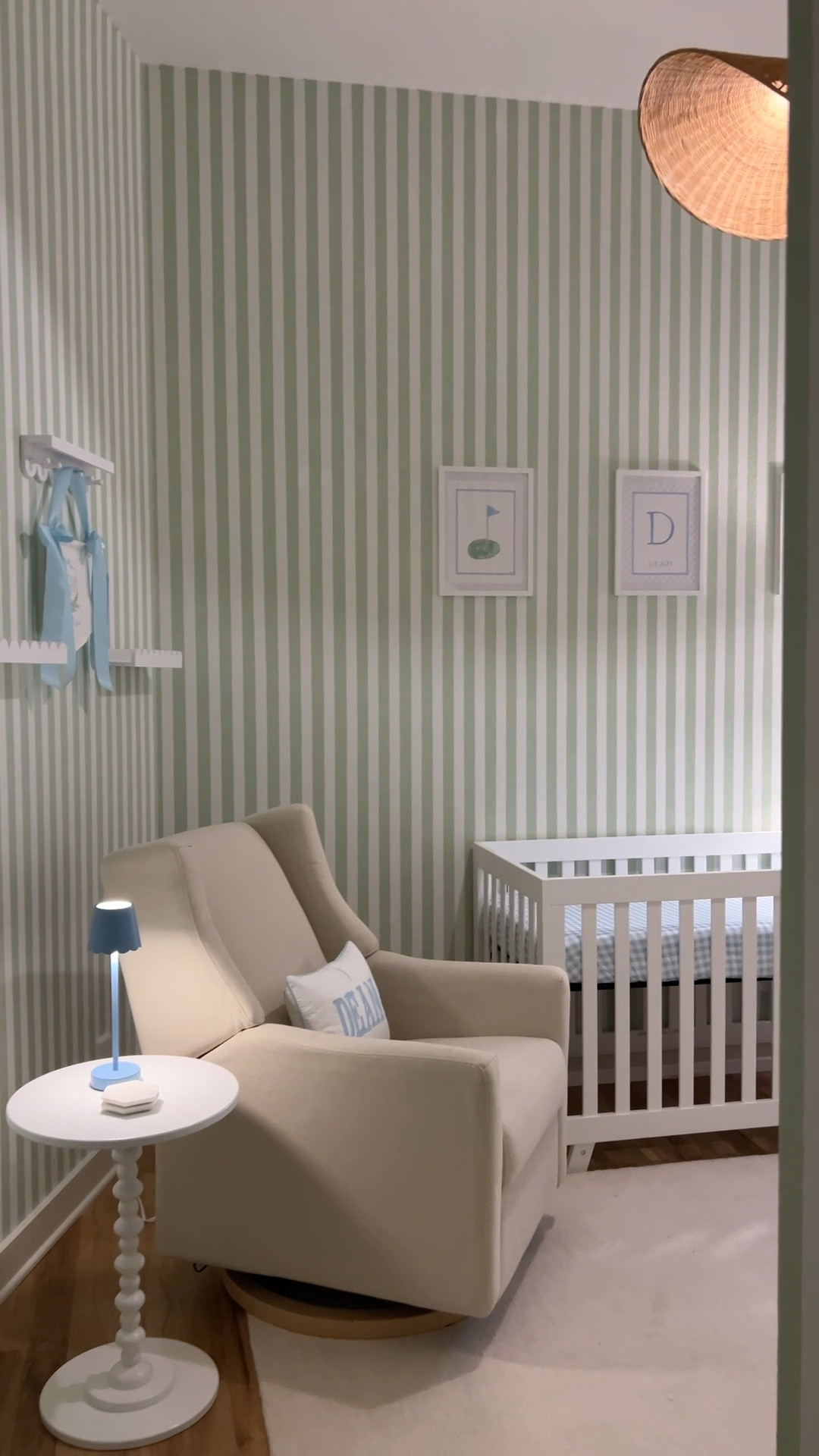 My sons nursery details! Everything in this video linked, will be adding more to the room soon🩵🤍

#LTKU #LTKHome #LTKBaby