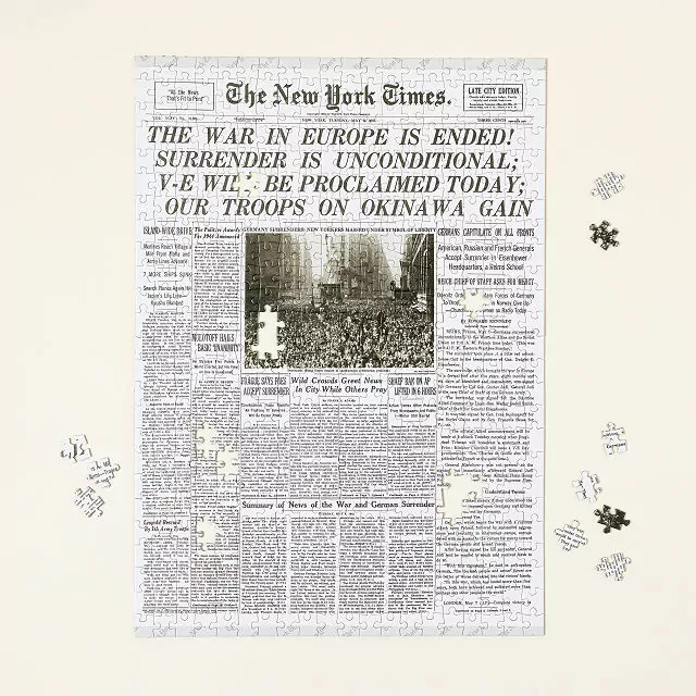 New York Times Custom Front Page Puzzle | UncommonGoods