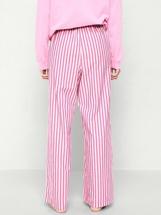 Poplin Wide-Leg Pajama Pants | Old Navy (US)