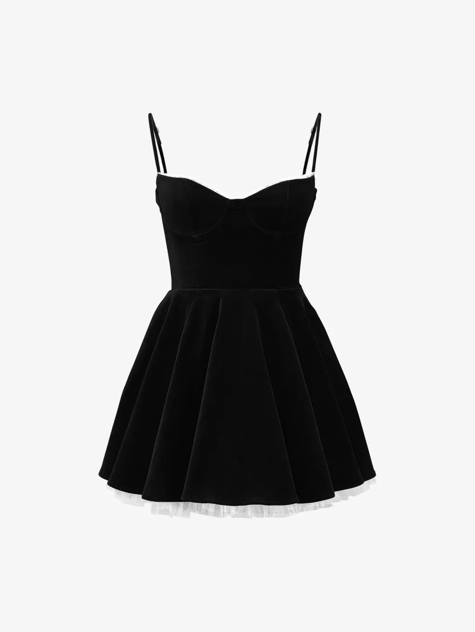 Minimoiselle tulle satin mini dress | Selfridges