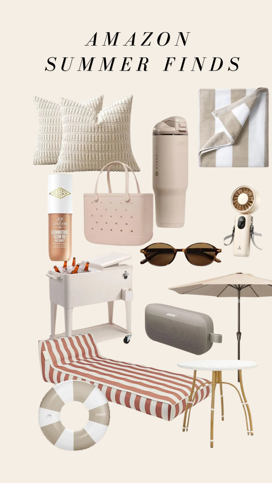 I'm adding these summer essentials to my Amazon cart. Perfect for pool days and lounging! 

 #LTKdayinmylife #LTKgrwm #LTKootd
