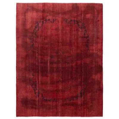 Wanisha One-of-a-Kind 9'6" X 12'6" 1990s Wool Area Rug in Red | Wayfair North America