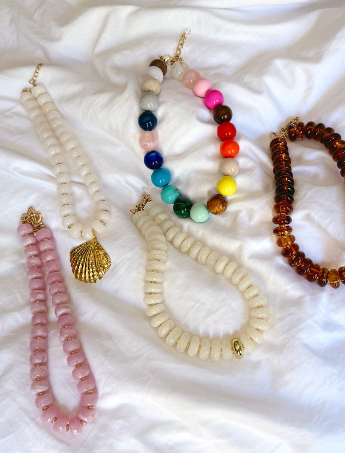 Beaded necklaces from Amazon / trendy summer jewelry Amazon / colorful beaded necklace

#LTKvlog