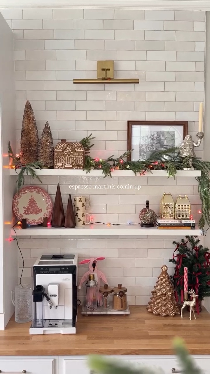 Coffee bar | Christmas decor | espresso martinis #LTKCyberWeek 

#LTKHoliday #LTKHome