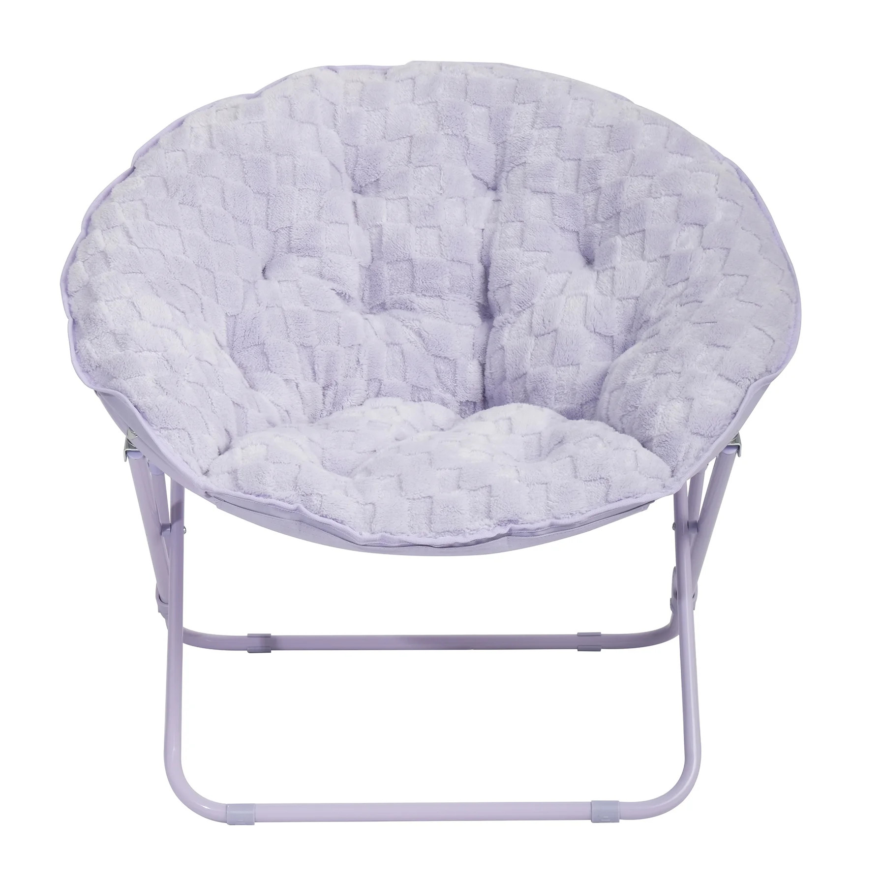 Mainstays Saucer Chair for Kids and Teens, Iris Plush | Walmart (US)