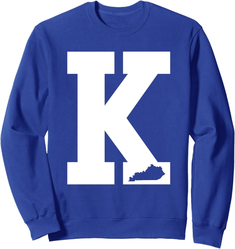 Vintage Letter K Kentucky Blue Sweatshirt | Amazon (US)