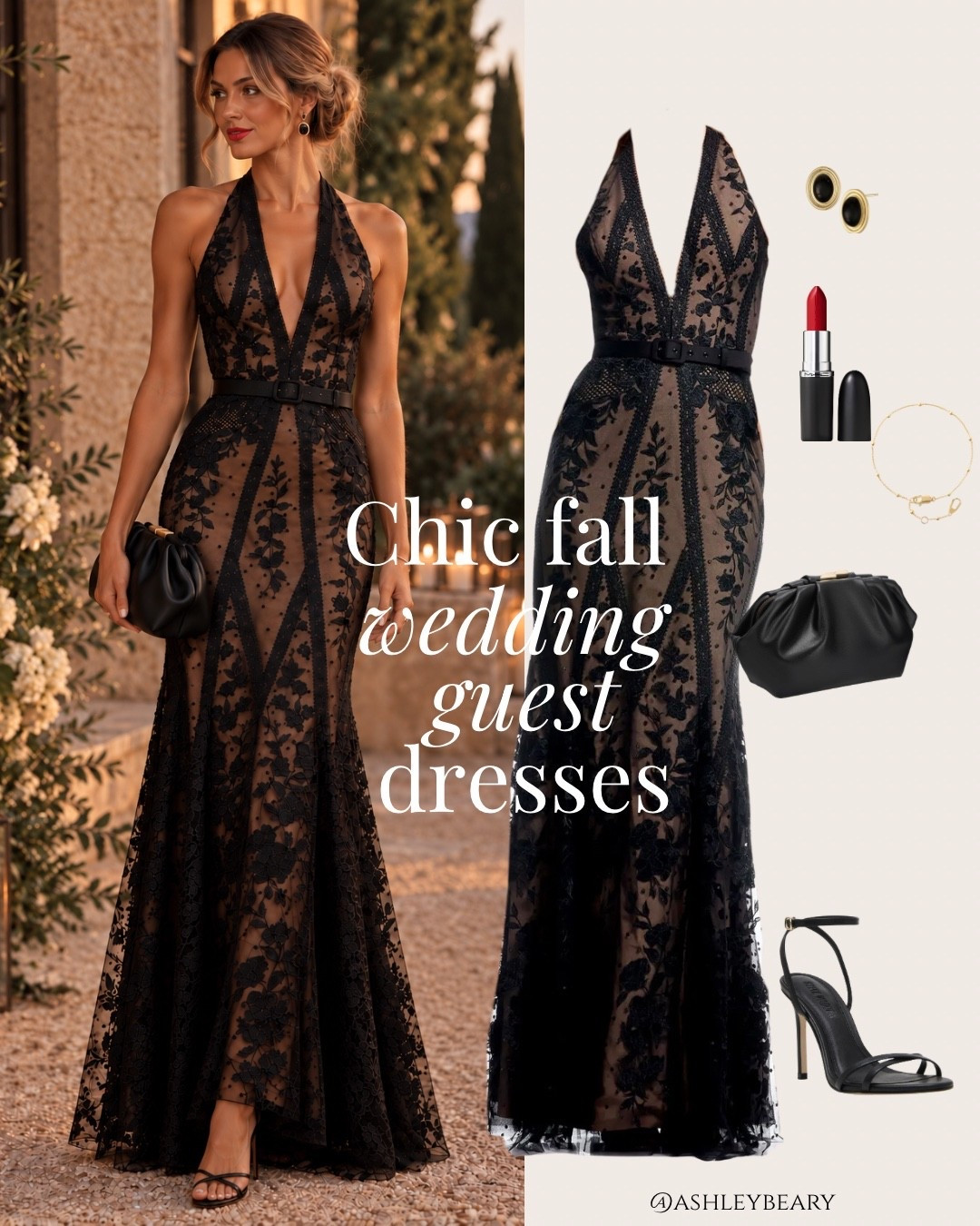 Gorgeous stunning black tie wedding guest dress outfit 

Black gown 
Formal event dress 
Black lace gown

#LTKWedding #LTKootd #LTKSeasonal