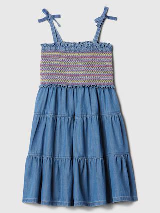 babyGap Smocked Chambray Dress | Gap Factory