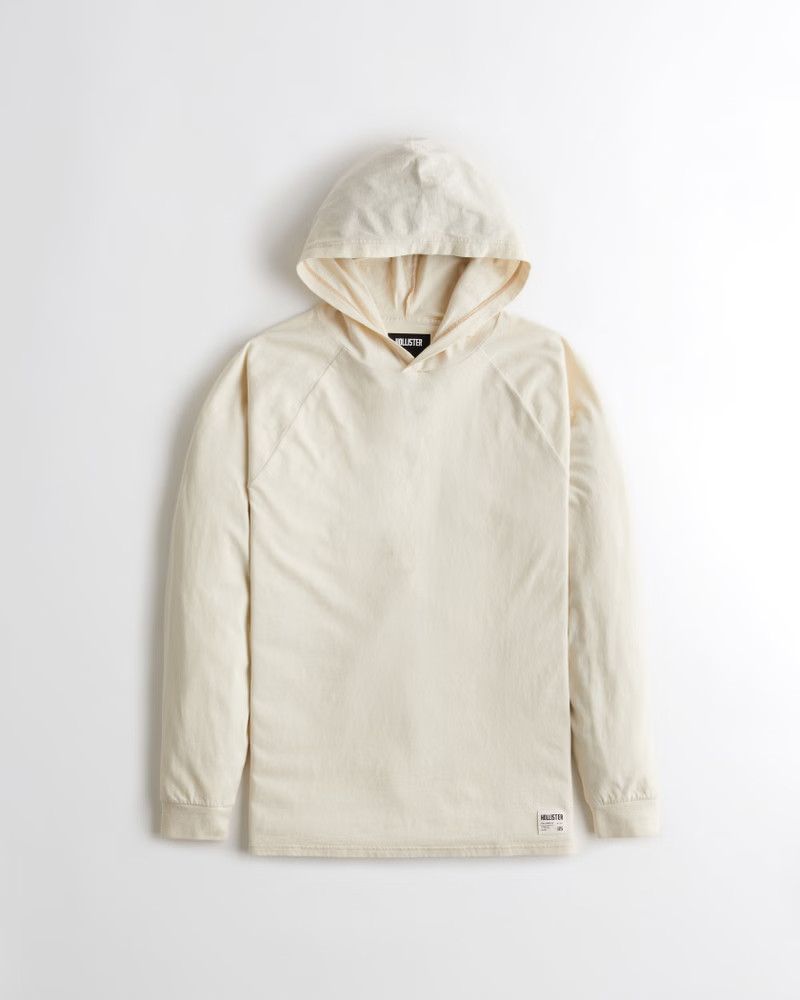 Men's Long Sleeve Hooded T-Shirt | Men's Clearance | HollisterCo.com | Hollister (US)