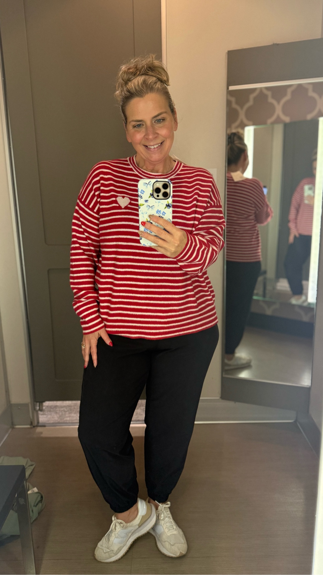 From hanger…..to Heather! 
This striped heart sweater is a cutie! ❤️🤍

#LTKootd #LTKSeasonal #LTKValentine