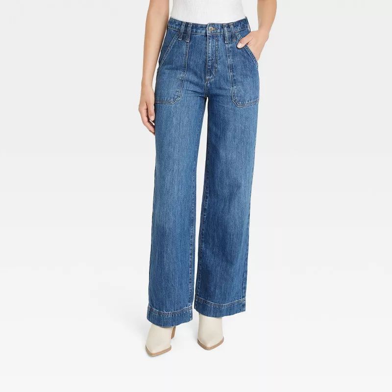 Women's High-Rise Wide Leg Jeans - Universal Thread™ | Target